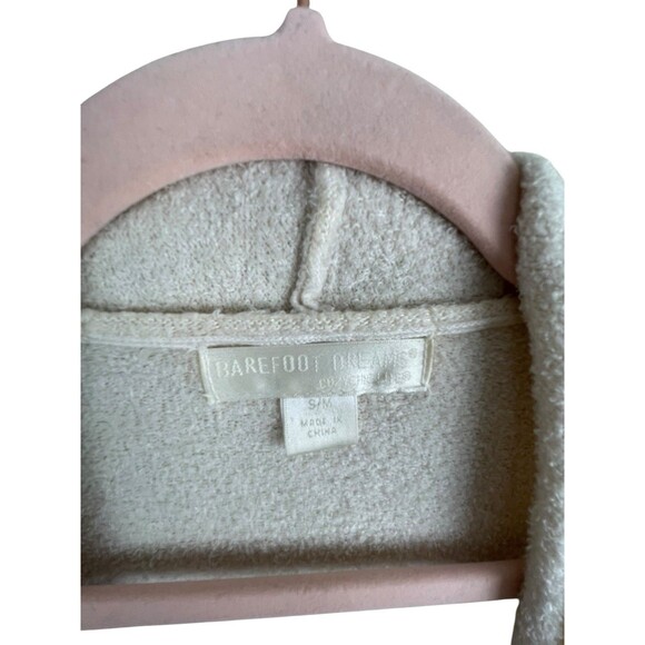 Barefoot Dreams Bamboo Lite Size S Calypso Wrap Cardigan Ombre Cream Gray Draped - Picture 5 of 13